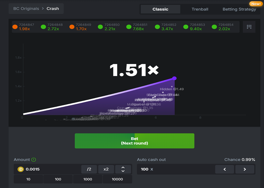 Dogecoin Crash Gambling