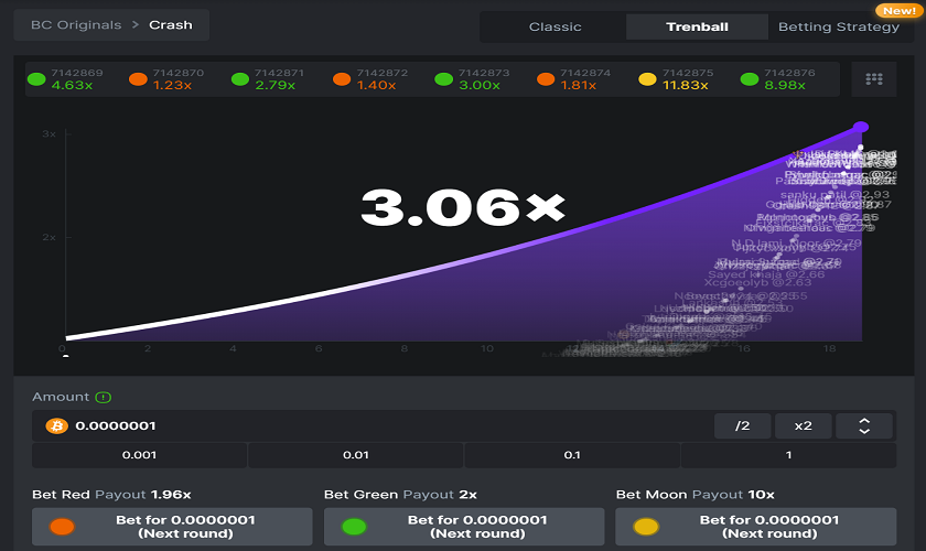 Trenball Crash Gambling Strategy