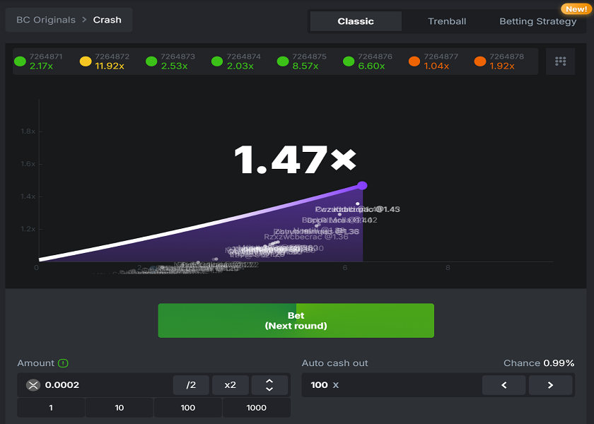 XRP Crash Gambling