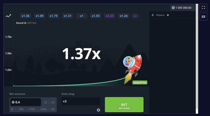 Justbit Crash Gambling Casino In-house Crash