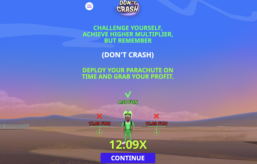 Don't Crash Ingame